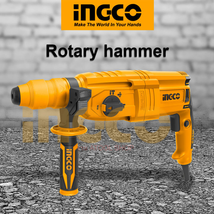 ingco-สว่านโรตารี่-26มม-800w-รหัส-rgh9028-industrial-rotary-hammer-drill-800w
