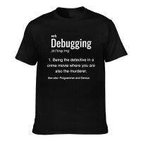 Debugging Definition Programmer Coder Developer High Quality Men Vintage T-Shirts