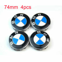 4PCS Genuine BMW Emblem Logo Badge Hub Wheel Rim Center Cap 74mm Set of 4 Cover Car tire logo decoration