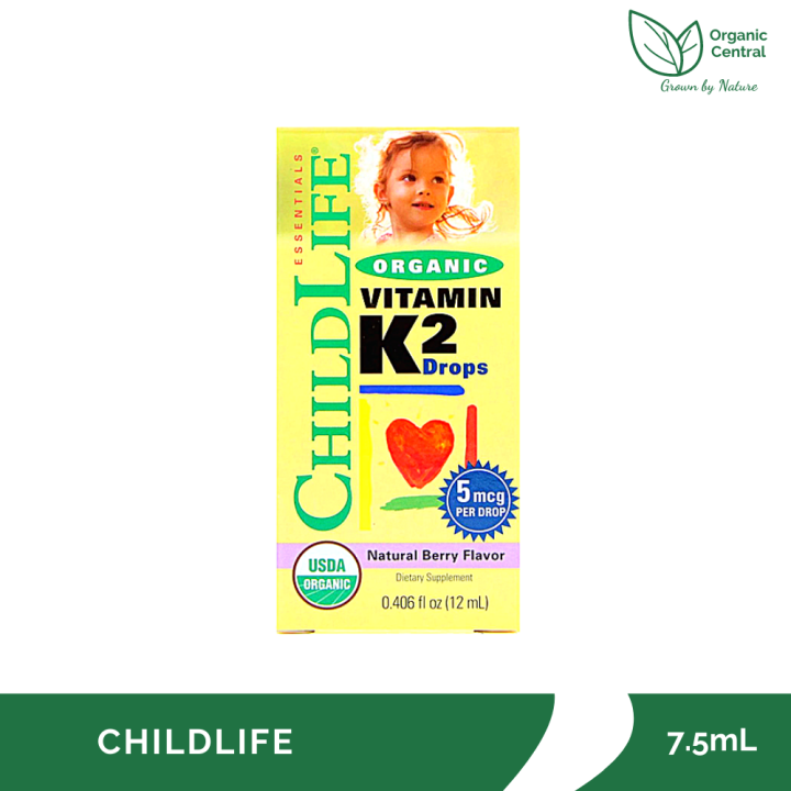 ChildLife Organic Vitamin K2 Drops Natural Berry Flavor 7.5mL Lazada PH