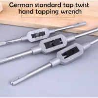 Adjustable Tap Wrench for Thread Tap Handle Steel Hand Taps Holder Tapping Reamer Tools M1-8/M1-10/M1-12