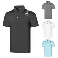 Le Coq Callaway1 PXG1 FootJoy DESCENNTE Master Bunny XXIO♗♝✧  Golf clothing mens short-sleeved t-shirt quick-drying breathable polo shirt sports casual jersey golf perspiration top