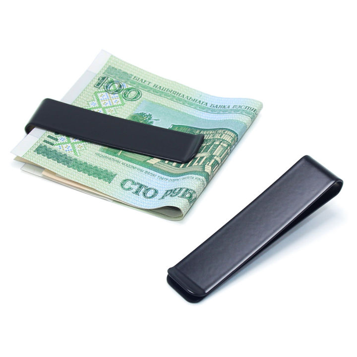 cestlafit-store-สเปรย์ง่ายๆกระเป๋าธนบัตรโลหะสีดำคลิปเงินสีดำสเปรย์ที่ตัดซิการ์ทรงเหรียญกระเป๋าสตางค์คลิปเงินธนบัตร