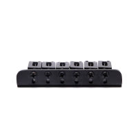 Guitar 6 String Metal Hail Bridge Black For Electric Guitar With Screws New R66E