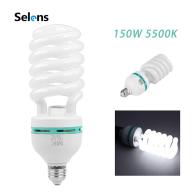 Selens 1 Bóng đèn trắng E27 tiết kiệm năng lượng 5500K 220V 150W cho studio giá tốt thumbnail