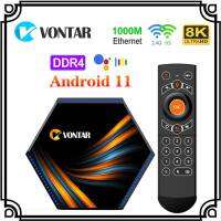 VONTAR KK MAX กล่องทีวี RK3566 11 8K วิดีโอ8GB 128GB 1080P 4K เล่นมีเดีย11.0 Set Top Box Dual Wifi Uso70d 4G32G