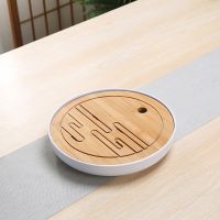 Support wholesale Kung Fu tea set tea ceremony accessories mini small tray water storage bamboo melamine small tea table simple portable travel