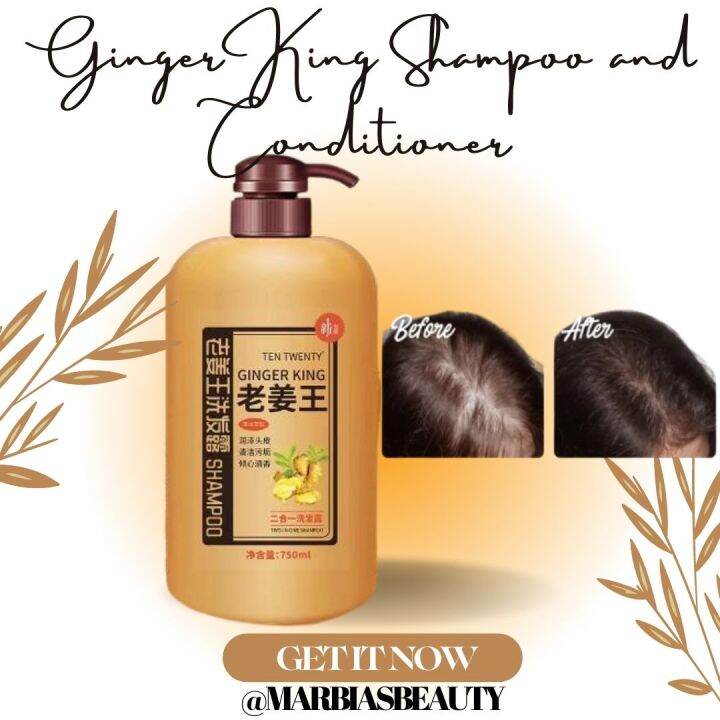 Original Ginger King Anti Hair Loss Ginger Shampoo I Ginger Hair Growth