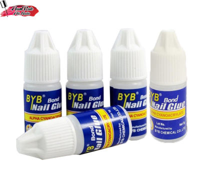 BYB Nail Glue กาวติดเล็บปลอม PVC ติดแน่น ติดทน 3g.