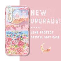 พร้อมเคสโทรศัพท์สำหรับ Honor 20 Original กันกระแทกสีน้ำมัน-เพ้นท์ดอกไม้เคสโทรศัพท์เคสนิ่มคลุมทั้งหมดเคสโทรศัพท์เคสมือถือใสป้องกันกล้อง