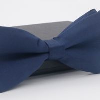 Plain Color Bowtie Double Layer Adjustable MenNecktie Neck Tie Neckwear Bow Tie