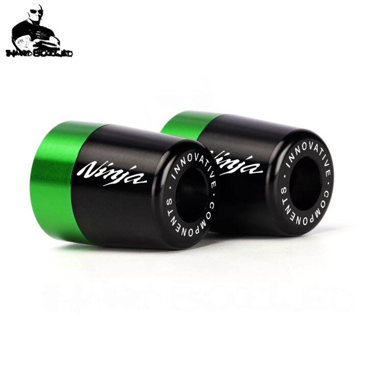 1-pair-motorcycle-grip-handlebar-end-cap-aluminium-alloy-for-kawasaki-ninja-250-300-400-650-handle-bar-grips-end-plugs-accessory
