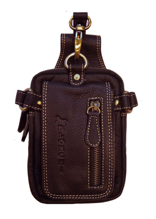 delonchi-กระเป๋าหนังแท้ใส่ศัพท์ร้อยเข็มขัด-รุ่นกระเป๋าหน้า822