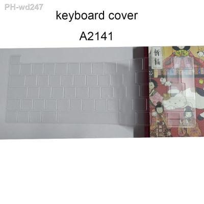 Keyboard Covers new for MacBook Pro 16 A2141 A 2141 laptop Keyboard Cover Transparent Protector Silicone clear proof washable