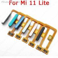 Fingerprint Sensor for Xiaomi Mi 11 Lite Finger print Original home button ribbon flex cable Spare Parts