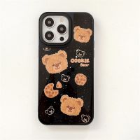 หมีน้อยน่ารักเคสโทรศัพท์มีลาย/เหมาะสำหรับ iPhone 14 Pro Max/iPhone 13 Pro Max/ iPhone 12 Pro Max เคสไอโฟน