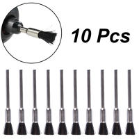 10Pcs แปรงลวดไนลอน3Mm Shank Asive Polishing Tool Bit Polishing For Wood Metal Surface Polishing Grinding Derusting