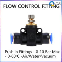 【ราคาถูกสุด】Push To Connect Fittings 0-10 Bar สูงสุด Pneumatic Push In Fittings, Pneumatic Quick Air Valve Joint, Tube for Air, Water, Vacuum Water Hose Tube Pipe