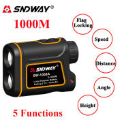 Thước Đo Khoảng Cách Công Nghệ Laser Hình Ống Nhòm 5 Trong 1 SNDWAY SW-600A