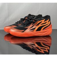 RT [Original] PM * M B.01 Rick And Morty Black Orange Lamelo- Ball- Fashion All Match Men Basketball Shoes Shoes Shock Absorption Comfortable Sports Shoes {Free Shipping}