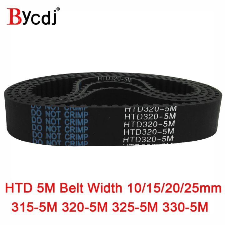 Arc Htd 5M เข็มขัดจับเวลา C = 315/320/325/330 Width10/15/20/25Mm ฟัน63 64 65 66 Htd5m สายพานซิงโครนัส315-5M 320-5M 325-5M 330-5