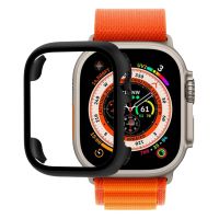 ฟิล์มกระจกเทมเปอร์ PC นาฬิกาเคสสำหรับ Apple Watch Ultra 49Mm