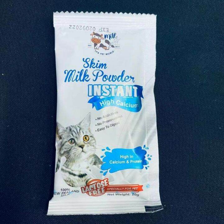 Instant Skim Milk Powder For cat 20g Lazada