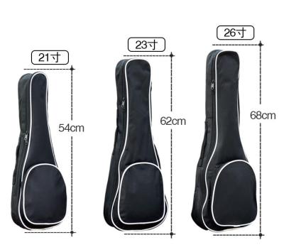 Genuine High-end Original Ukulele Ukulele guitar bag small guitar backpack 21 inches 23 inches 26 inches thickened cotton shoulder bag