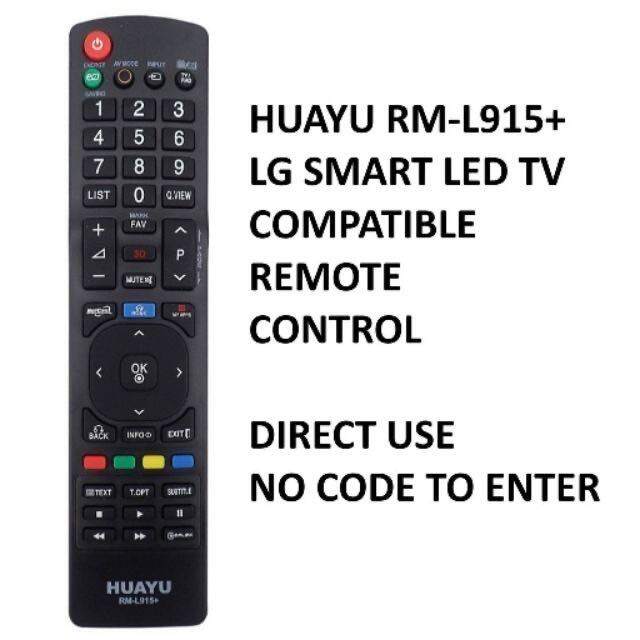 Huayu RM-L915+ For Majority of LG SMART TV Remote Control | Lazada PH