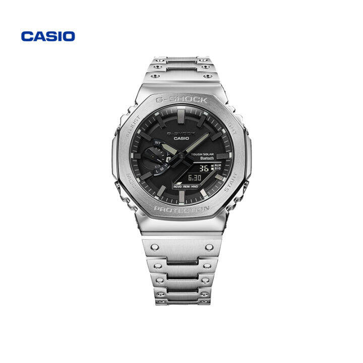 casio-gm-b2100โลหะแปดเหลี่ยมนาฬิกากีฬา-g-shock-casio