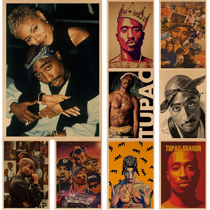 2Pac Tupac Thug Angel Rapper Hip Hop Legend DIY Wall Art Sticker/Decal 