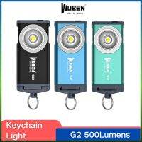 WUBEN G2 Keychain Light 500Lumens Type-C Rechargeable 5 Lighting Modes Magnetic tail 175° Wide-angle Protable LED Flashlight Rechargeable  Flashlights