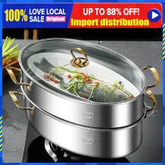 Steaming Fish Pot Multi functional Household Steamer Large - Temu