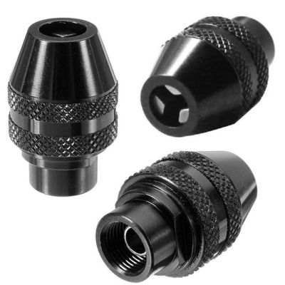 【☸2023 New☸】 KKP HAPPY STORE 3Pcs เปลี่ยน Keyless Chuck Universal Chuck สำหรับ Dremel 4486สว่านขัด3000 4000 7700 8200