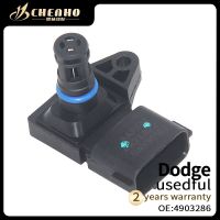 CHENHO ยี่ห้อใหม่4921322แผนที่ Air Intake Pressure Sensor เหมาะกับ2007- Up สำหรับ Dodge Ram 2500 3500 6.7L 4903286 5WK96801 2897333