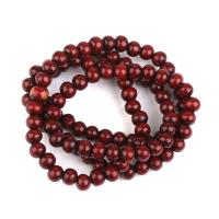 Wooden Prayer Chain 108 pcs Buddha Buddhist Mala Bracelet Purple-like red