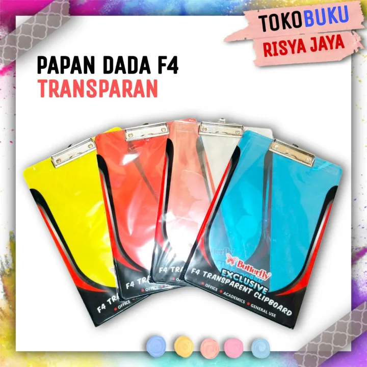 Papan Dada F4 Transparant Butterfly | Lazada Indonesia