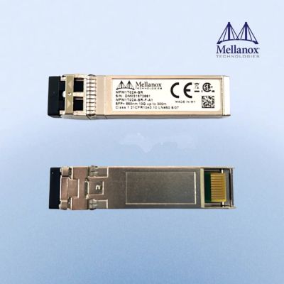 โมดูลไฟเบอร์ Mellanox 10GMFM1T02A-SRMFM1T02A-SR-F-A110G SFP SR โมดูลออปติคัลที่เข้ากันได้ Mellanox 10G Sfpmellanox Sfp โมดูล