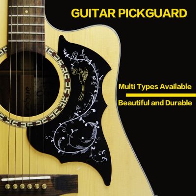 Folk Guitar Pickguard Acoustic Wood Guitar Anti-scratches Plate with 24 Patterns Available Guitar Bass Accessories
