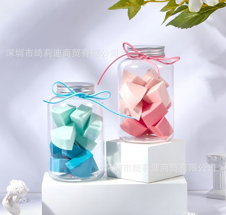 super-beautiful-5-color-powder-puff-sponge-beautiful-bottle