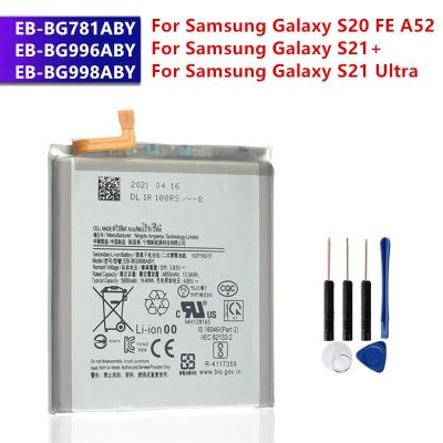 แบตเตอรี่ Battery EB-BG998ABY EB-BG996ABY EB-BG781ABY  For Samsung Galaxy S21 Ultra S21Plus S20 FE A52+เครื่องมือฟรี รับประกัน 3 เดือน
