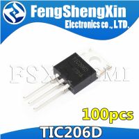 100PCS TIC206D TO-220 TIC206 TO220 SILICON BIDIRECTIONAL TRIODE THYRISTOR