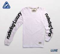 Rudedog เสื้อยืดแขนยาวหญิง รุ่น Luxe สีขาว (ราคาต่อตัว)