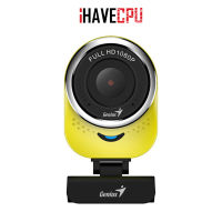 iHAVECPU WEBCAM (เว็บแคม) GENIUS QCAM 6000 FULL HIGH DEFINITION 1080P (YELLOW)