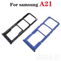 For Samsung Galaxy A21 A215 Sim Card Slot Tray Holder Sim Card Reader Socket