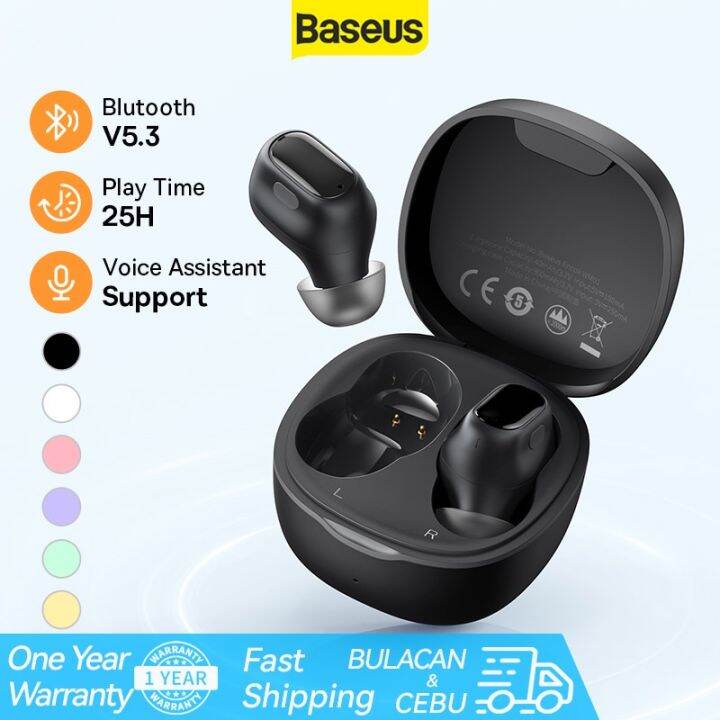 BASEUS Encok WM01 TWS Earphones Bluetooth 5.3 True Wireless In-ear ...