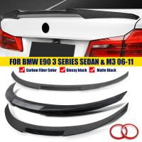 สปอยเลอร์ E90 3ชุด E90สำหรับ BMW 325i 330i 318i คาร์บอนไฟเบอร์ลำตัวสปอยเลอร์วิง CF 2006-2011