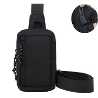 tr1 Shop Mens Fashion Crossbody Bag Sports Mini Chest Bag Mens Diagonal Shoulder Bag Simple Cross Bag