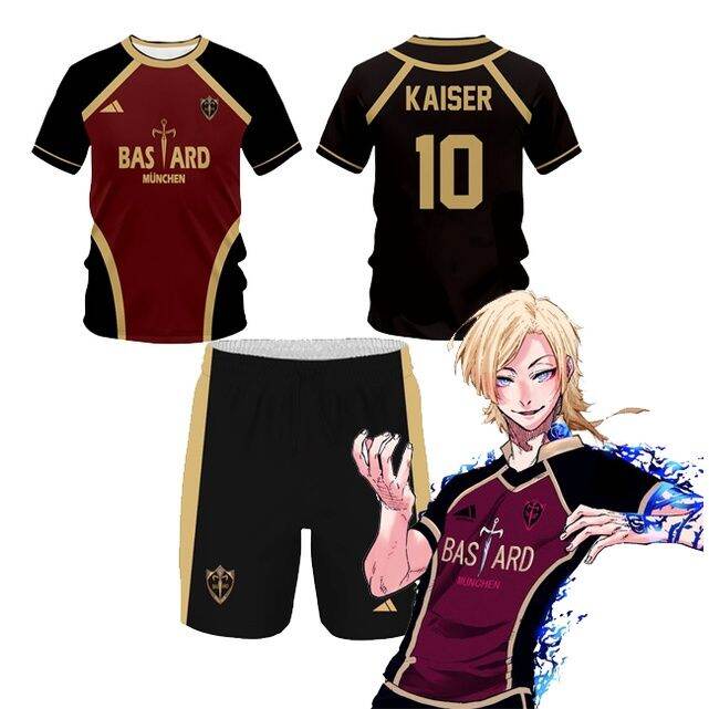 Motif VL Replika Anime Bastard Munchen Blue Lock T Shirt Lazada PH