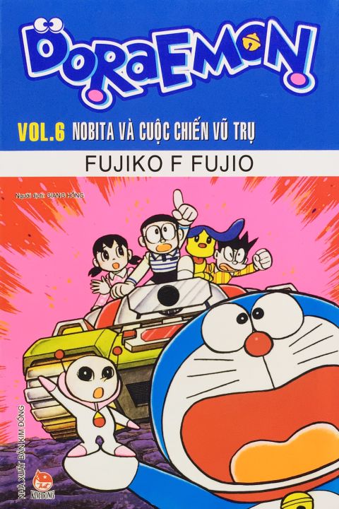 Doraemon Vol.6 Nobita và cuộc chiến vũ trụ sẽ đưa bạn đến một chuyến phiêu lưu tuyệt vời trong không gian với những tình tiết gay cấn và hài hước. Bạn sẽ được khám phá những hành tinh mới và cùng chiến đấu với Doraemon và Nobita để bảo vệ hòa bình vũ trụ.
